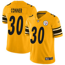 Youth Nike Pittsburgh Steelers #30 James Conner Gold Inverted Legend Vapor Untouchable Authentic Stitched NFL jersey