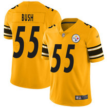 Youth Nike Pittsburgh Steelers #55 Devin Bush Gold Inverted Legend Vapor Untouchable Authentic Stitched NFL jersey