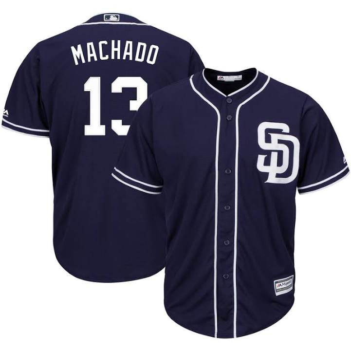 Youth Nike San Diego Padres #13 Manny Machado Navy blue Authentic Stitched MLB Jersey