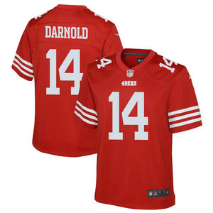 Youth Nike San Francisco 49ers #14 Sam Darnold Red Vapor Untouchable Authentic Stitched NFL Jerseys