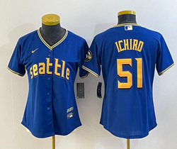 Youth Nike Seattle Mariners #51 Ichiro Suzuki 2023 City Authentic Stitched MLB jersey