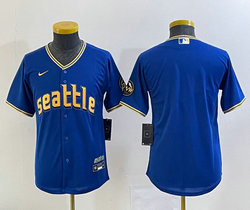 Youth Nike Seattle Mariners Blank Game Authentic Stitched MLB jersey