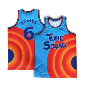 toddler Space Jam Tune Squad #6 Lebron James new Authentic Stitched NBA Jersey